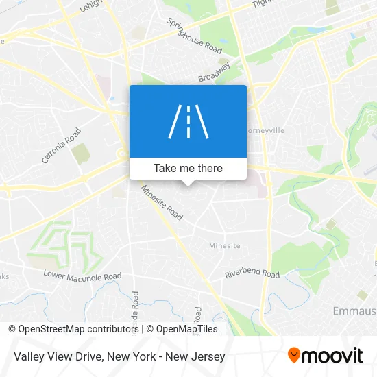 Valley View Drive map