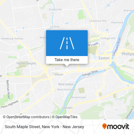 Mapa de South Maple Street
