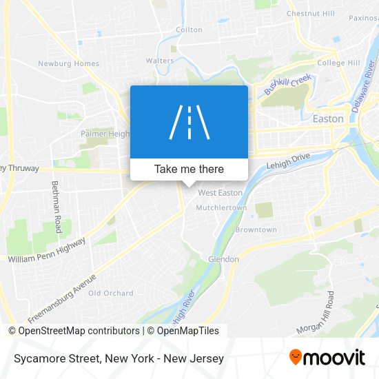 Mapa de Sycamore Street