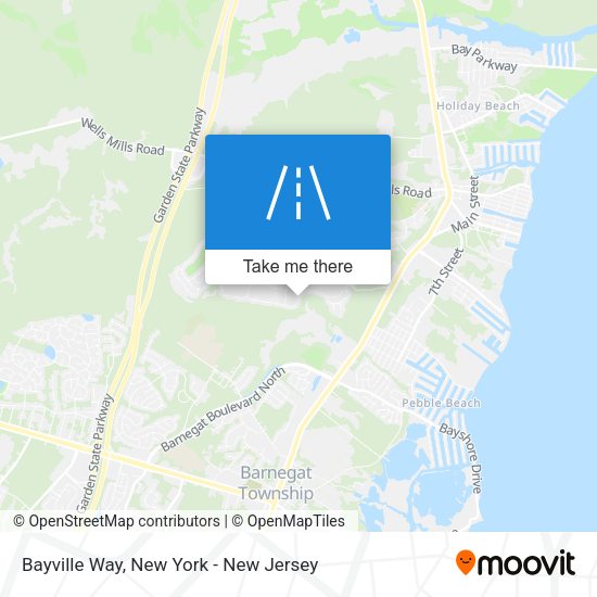 Bayville Way map