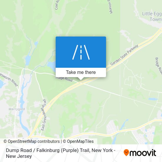 Dump Road / Falkinburg (Purple) Trail map