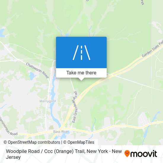 Woodpile Road / Ccc (Orange) Trail map
