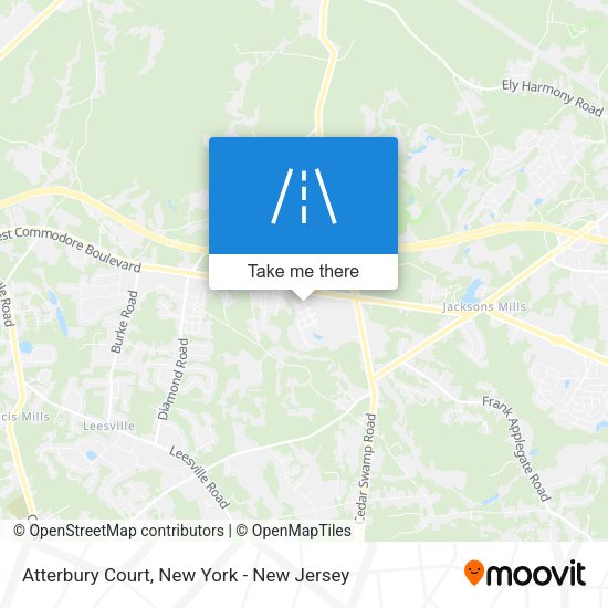 Mapa de Atterbury Court