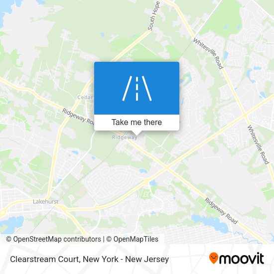 Mapa de Clearstream Court