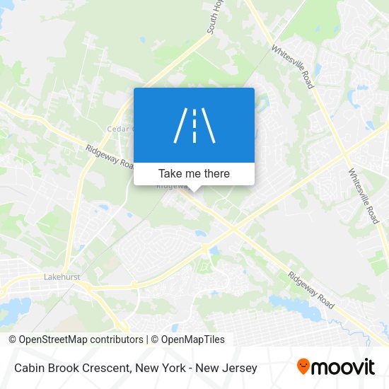 Mapa de Cabin Brook Crescent