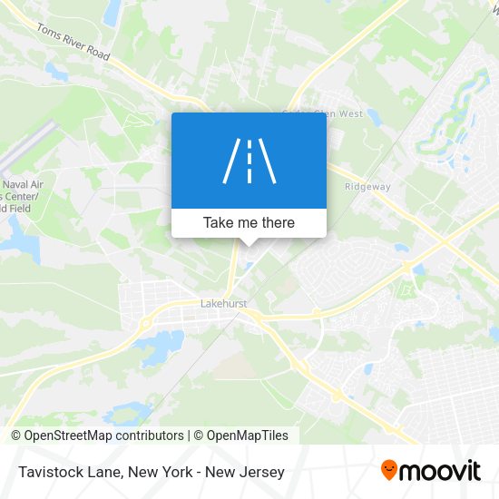 Mapa de Tavistock Lane
