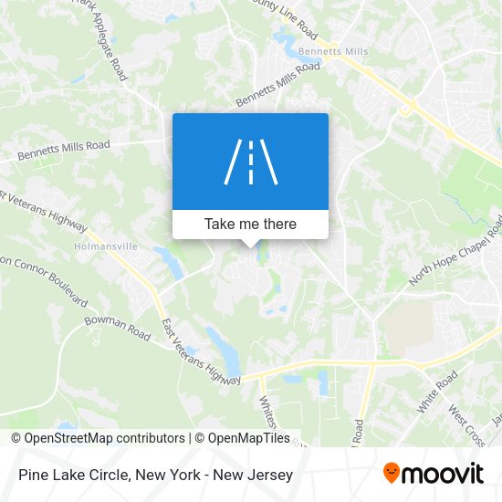 Mapa de Pine Lake Circle