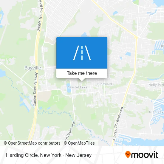 Harding Circle map