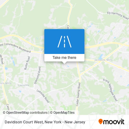 Mapa de Davidison Court West
