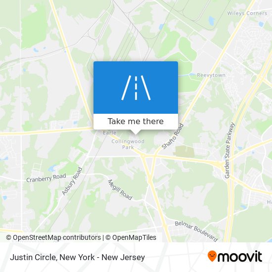 Mapa de Justin Circle