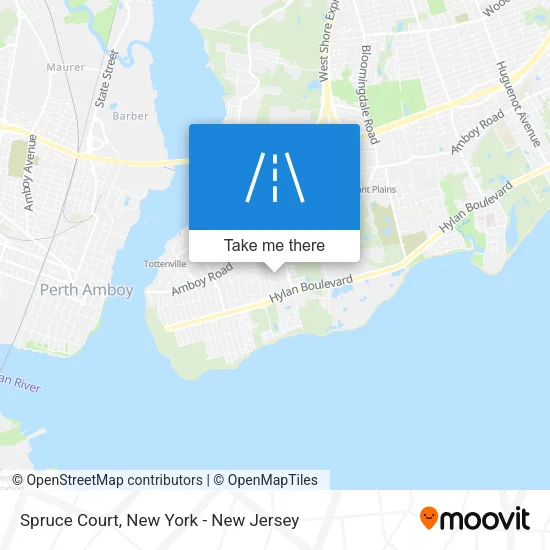 Spruce Court map