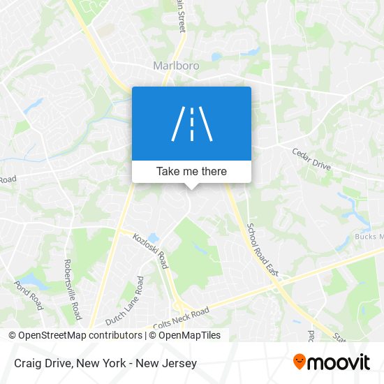 Craig Drive map