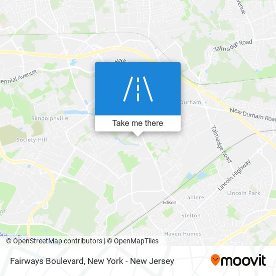 Fairways Boulevard map