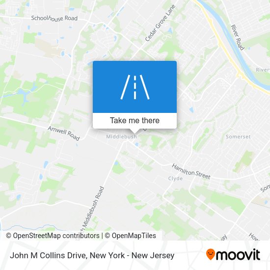 John M Collins Drive map