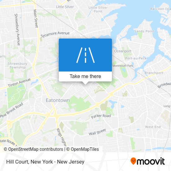 Mapa de Hill Court