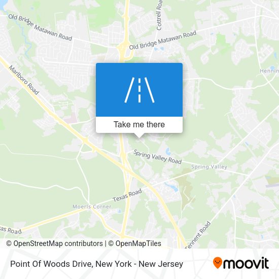 Point Of Woods Drive map