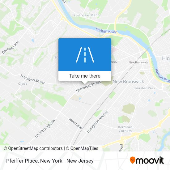 Mapa de Pfeiffer Place
