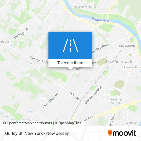 Gurley St map