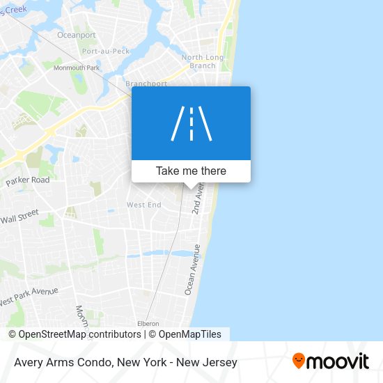 Mapa de Avery Arms Condo