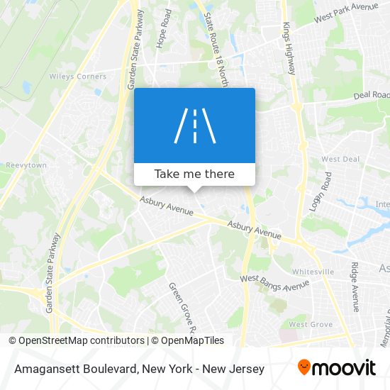 Mapa de Amagansett Boulevard