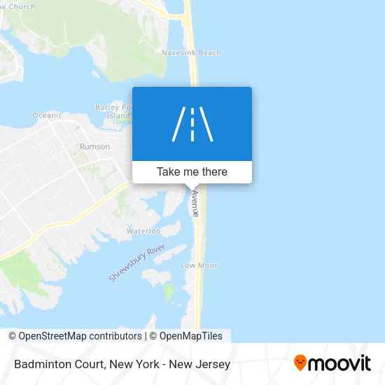Badminton Court map