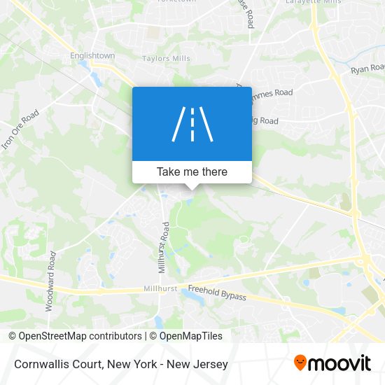 Mapa de Cornwallis Court