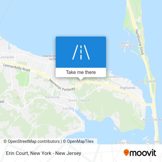 Mapa de Erin Court
