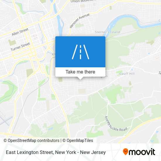 Mapa de East Lexington Street