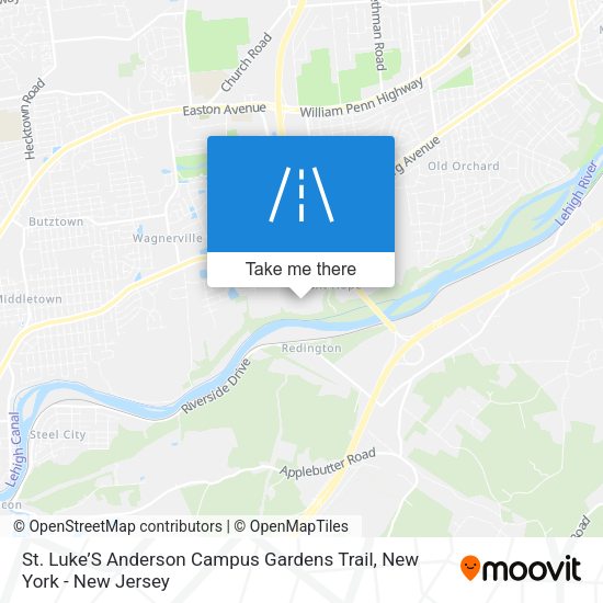St. Luke’S Anderson Campus Gardens Trail map