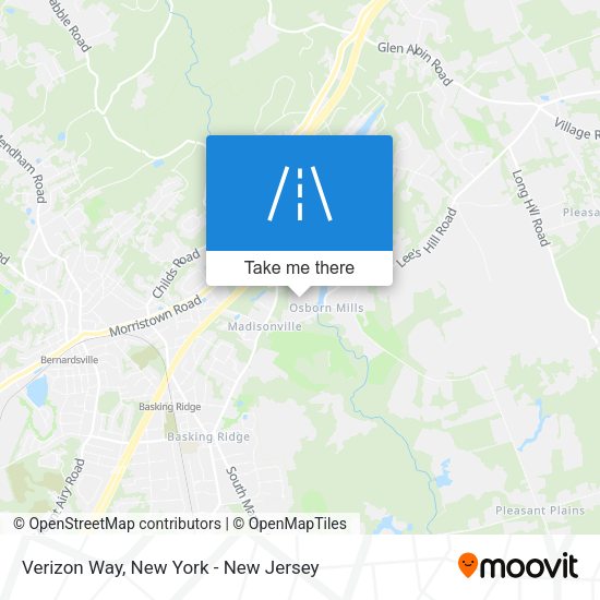 Verizon Way map