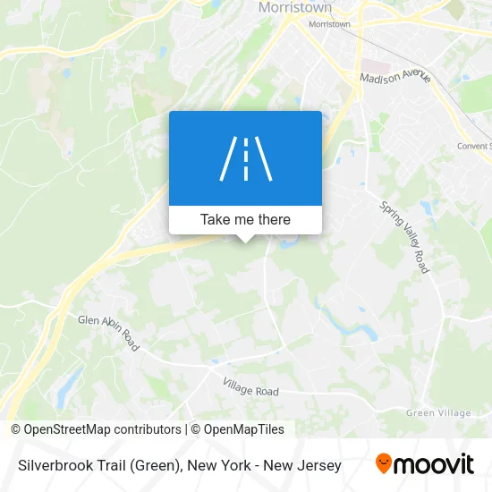 Silverbrook Trail (Green) map