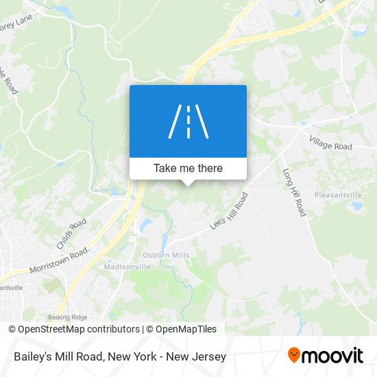 Bailey's Mill Road map