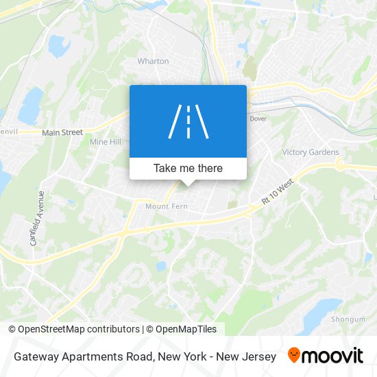 Gateway Apartments Road map