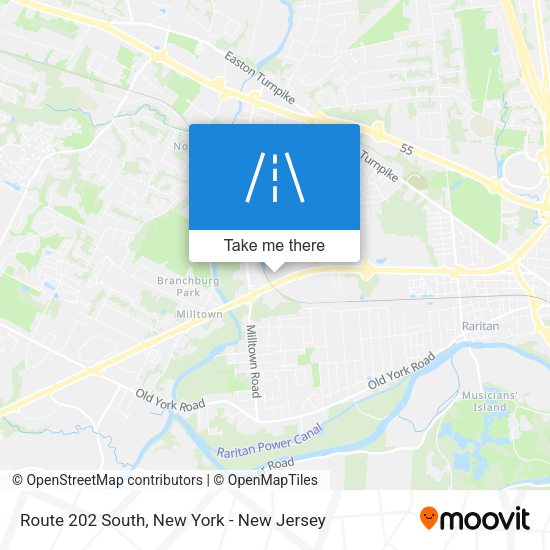 Mapa de Route 202 South
