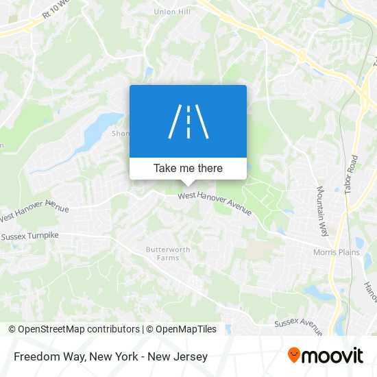 Freedom Way map