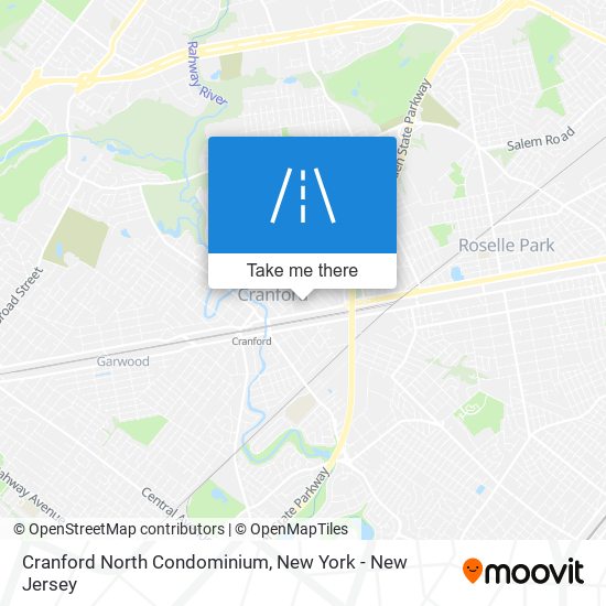 Mapa de Cranford North Condominium