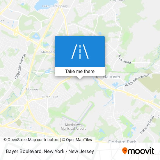 Mapa de Bayer Boulevard