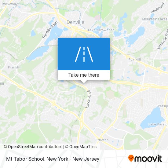 Mt Tabor School map