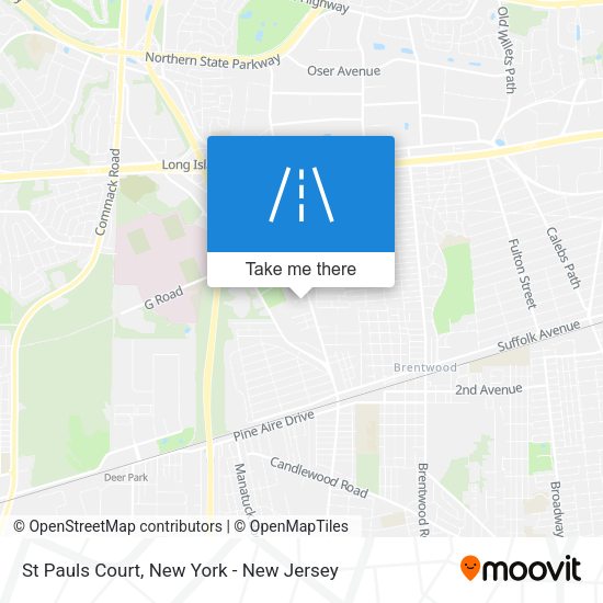 Mapa de St Pauls Court