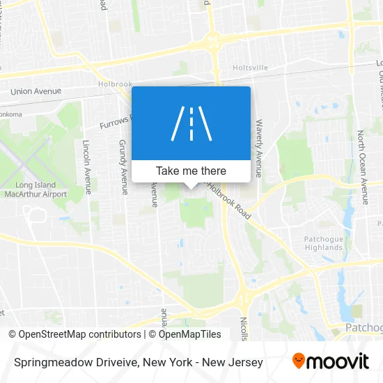 Springmeadow Driveive map