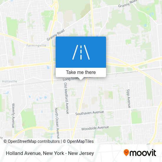 Holland Avenue map