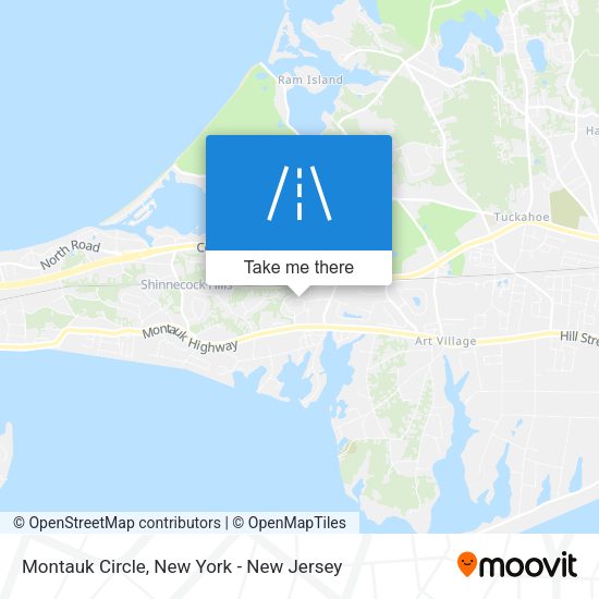 Montauk Circle map