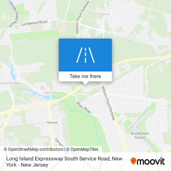 Mapa de Long Island Expressway South Service Road