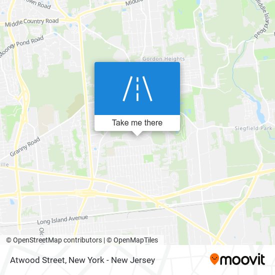 Mapa de Atwood Street