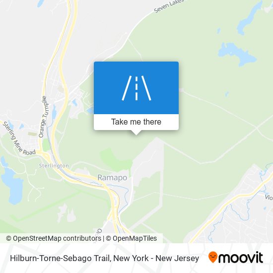 Hilburn-Torne-Sebago Trail map