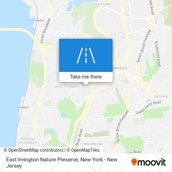 East Irvington Nature Preserve map