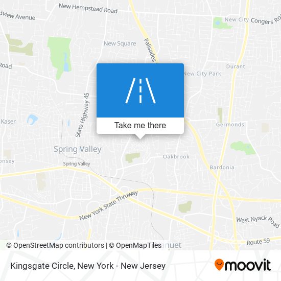 Kingsgate Circle map