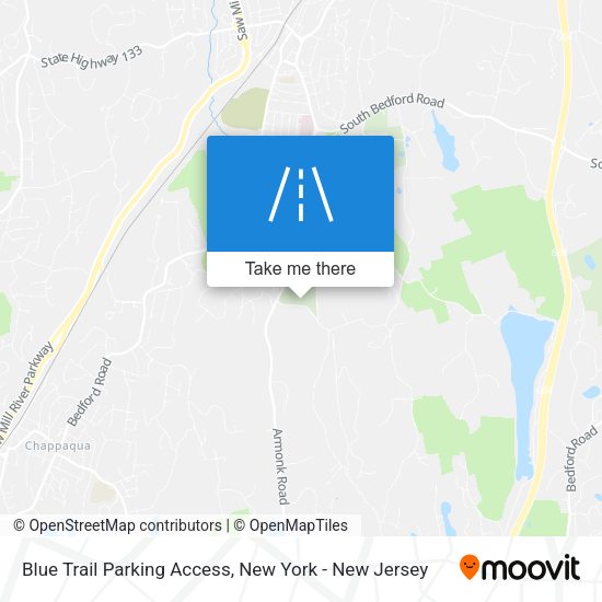 Mapa de Blue Trail Parking Access