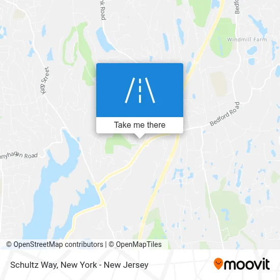 Schultz Way map