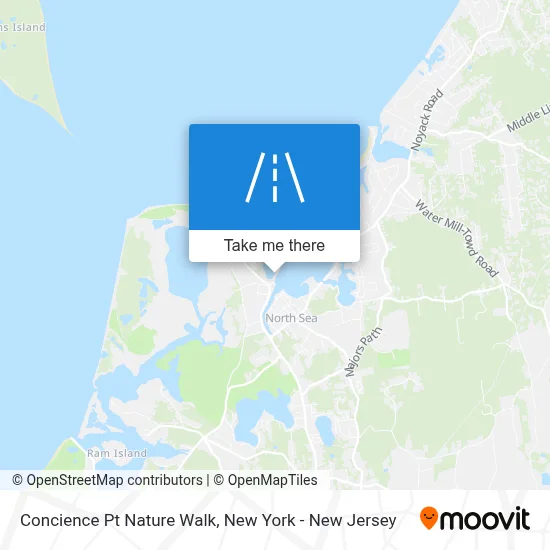 Concience Pt Nature Walk map